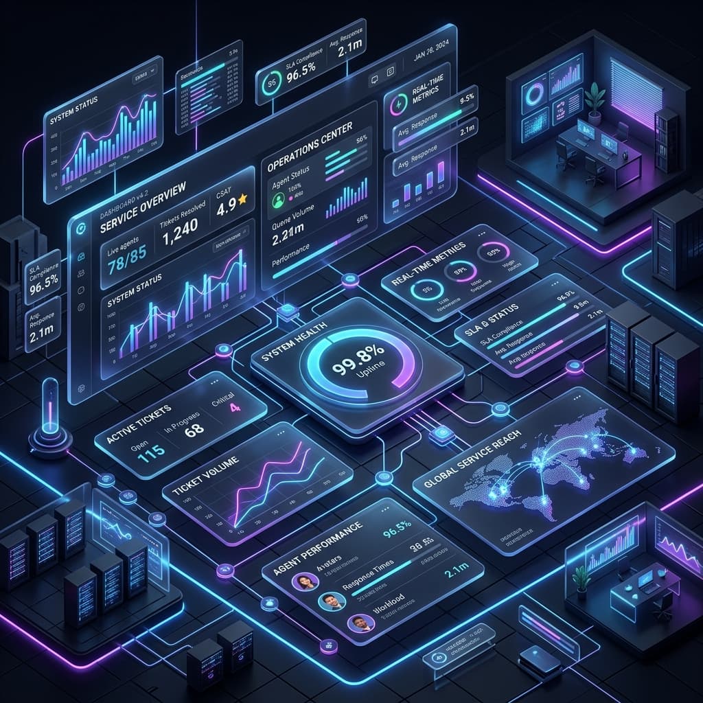Service Center OS Dashboard